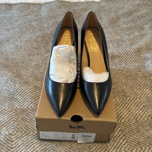 Coach Wiley Leather Pumps - Black